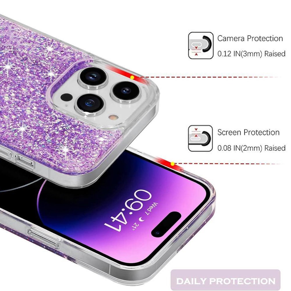 Techsuit Sparkly Glitter - θήκη για Xiaomi Redmi Note 13 Pro+ 5G - Πολύχρωμο - Image 2