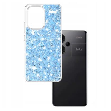 Techsuit Sparkly Glitter - θήκη για Xiaomi Redmi Note 13 Pro+ 5G - Μπλε