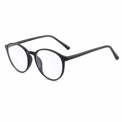 Techsuit - Γυαλιά κατά της μπλε ακτινοβολίας Reflex TR90 (F8551-C2) - Στρογγυλά - Σαμπανί Μαύρο