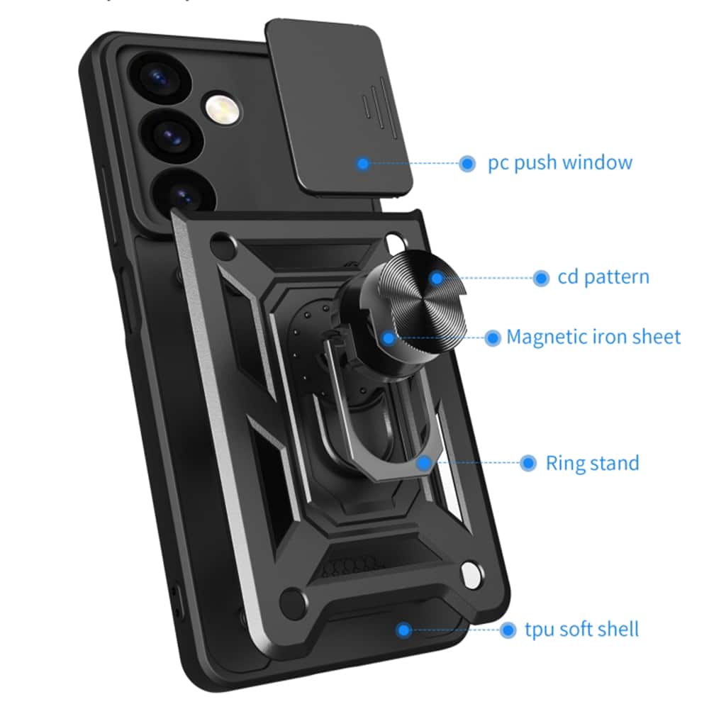 Techsuit CamShield Series - θήκη για Samsung Galaxy S24 FE - Μαύρο - Image 3