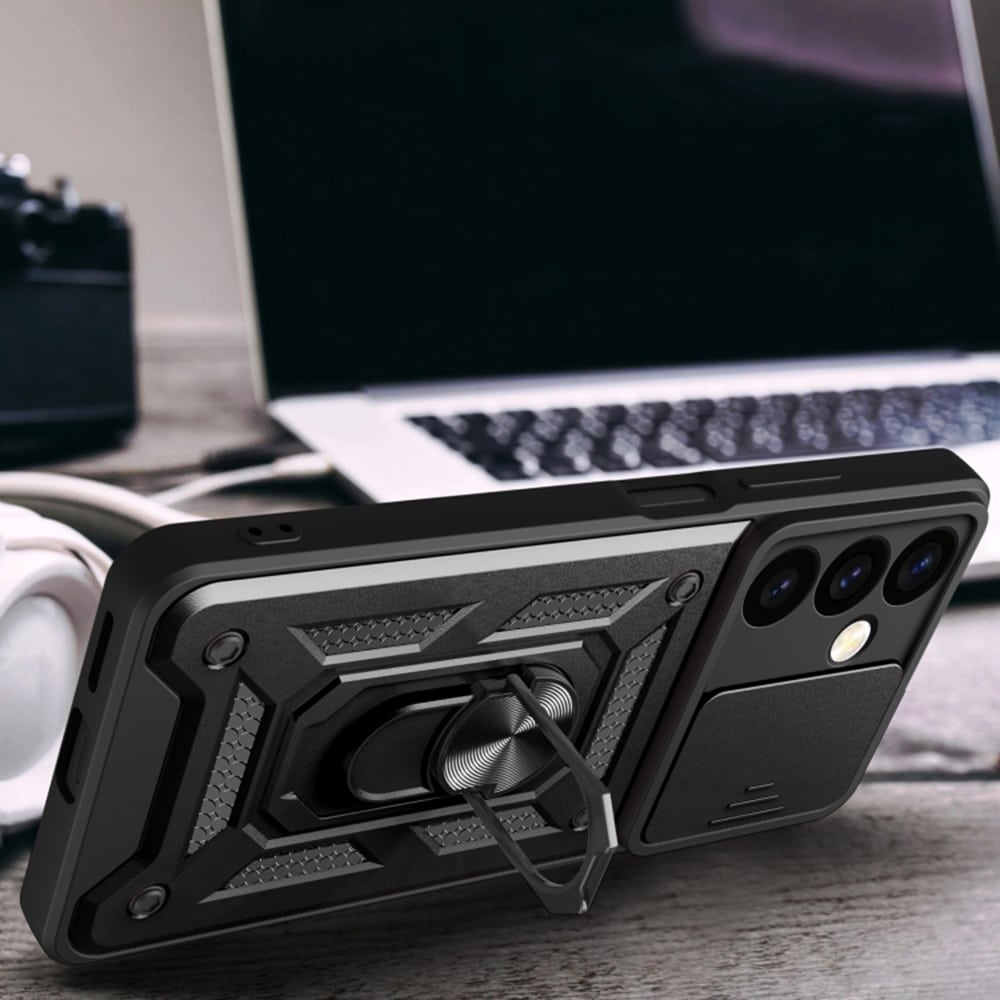 Techsuit CamShield Series - θήκη για Samsung Galaxy S24 FE - Μαύρο - Image 4