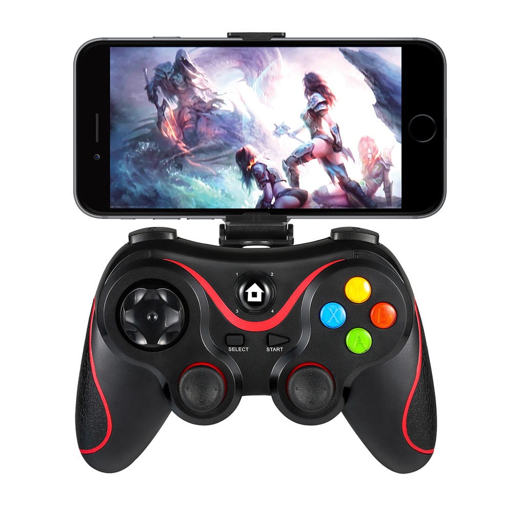 Techsuit - Ασύρματο Τηλεχειριστήριο (V8) - Bluetooth V4.0, 2.4G, 400mAh - Μπλε - Image 2