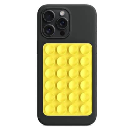 Techsuit - Βεντούζα κινητού για selfies (SY-PAD) - Κίτρινο