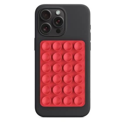 Techsuit - Βεντούζα κινητού για selfies  (SR-PAD) - Κόκκινο