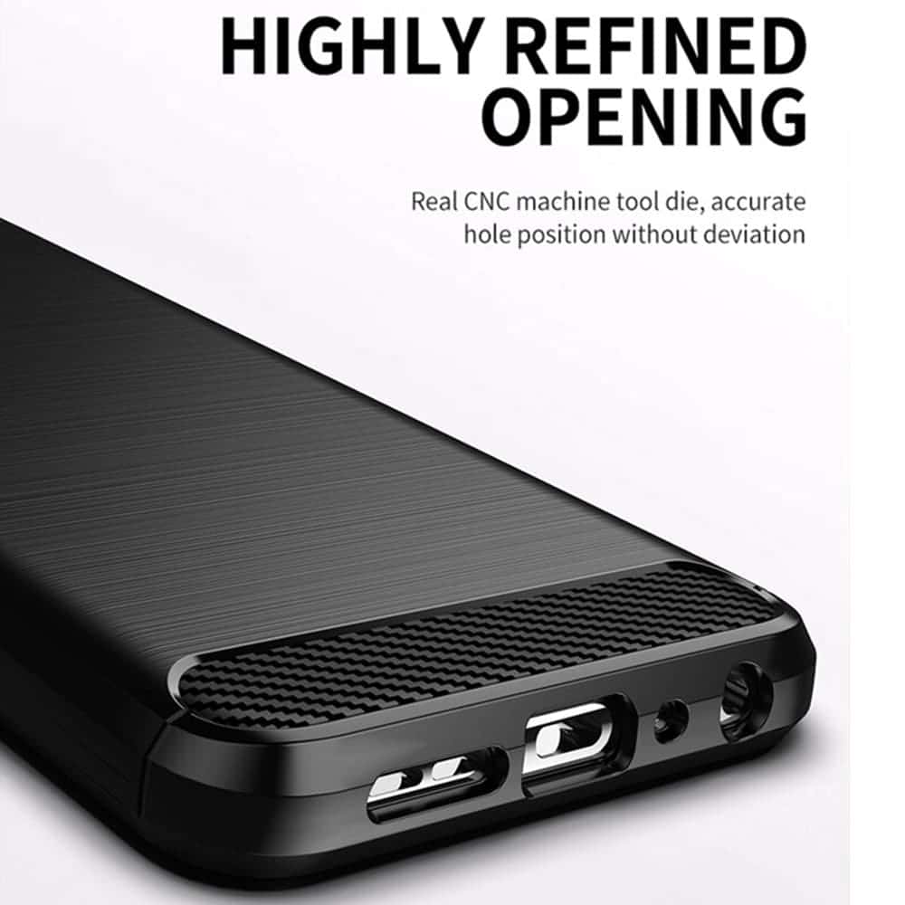 Techsuit Carbon Silicone - θήκη για Samsung Galaxy S21 - Μαύρο - Image 6