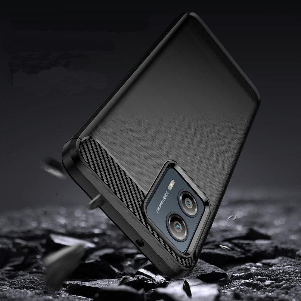 Techsuit Carbon Silicone - θήκη για Motorola Moto G85 - Μαύρο - Image 3