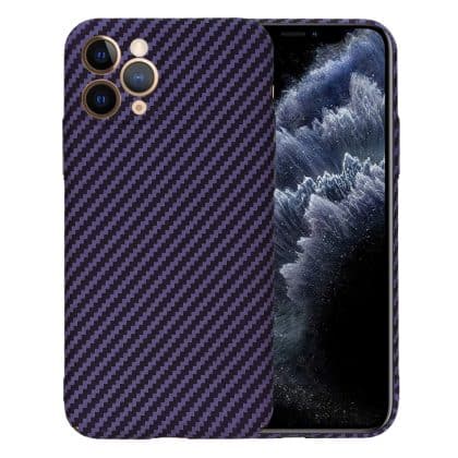 Techsuit Carbonite FiberShell - θήκη για Apple iPhone 11 Pro - Μωβ