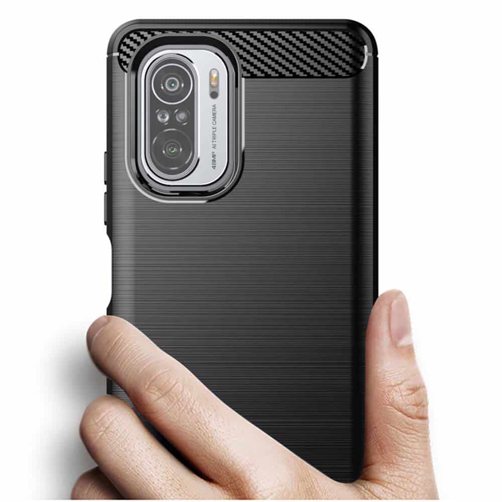 Techsuit Carbon Silicone - θήκη για Xiaomi Mi 11i - Μαύρο - Image 2