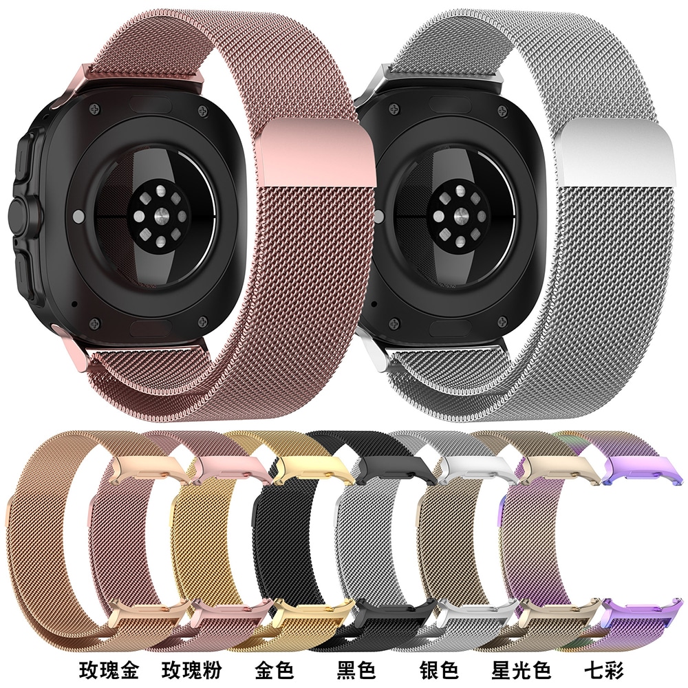 Techsuit - Watchband (W009) - Samsung Galaxy Watch Ultra 47mm - Gold - Image 4