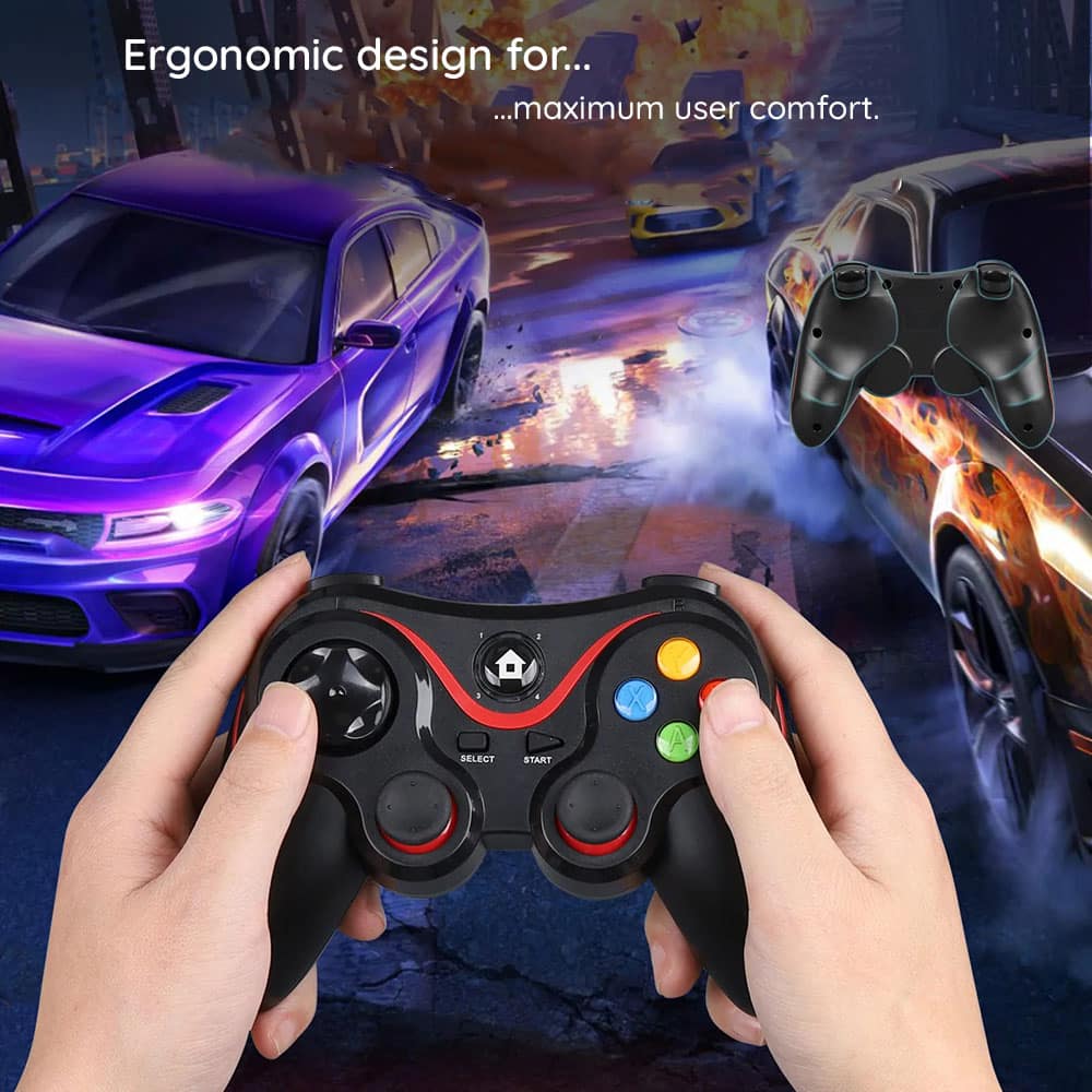 Techsuit - Ασύρματο Τηλεχειριστήριο (V8) - Bluetooth V4.0, 2.4G, 400mAh - Μπλε - Image 5