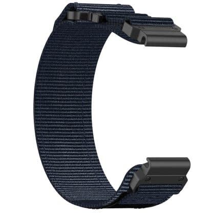 Techsuit - Watchband QuickFit 22mm (W057) - Garmin Fenix 5/5 Plus 6/6 Pro/7/Forerunner 935/945/955/Approach S60/S62 - Navy Blue