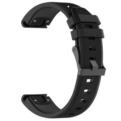 Techsuit - Watchband QuickFit 20mm (W058) - Instinct 2S/2S Solar/Approach S70 42mm/fenix 7S Pro Sapphire Solar - Black