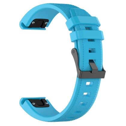 Techsuit - Watchband QuickFit 22mm (W058) - Garmin Fenix 5/5 Plus 6/6 Pro/7/Forerunner 935/945/955/Approach S60/S62 - Blue