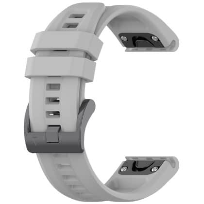 Techsuit - Watchband QuickFit 22mm (W060) - Garmin Fenix 5/5 Plus 6/6 Pro/7/Forerunner 935/945/955/Approach S60/S62 - Gray