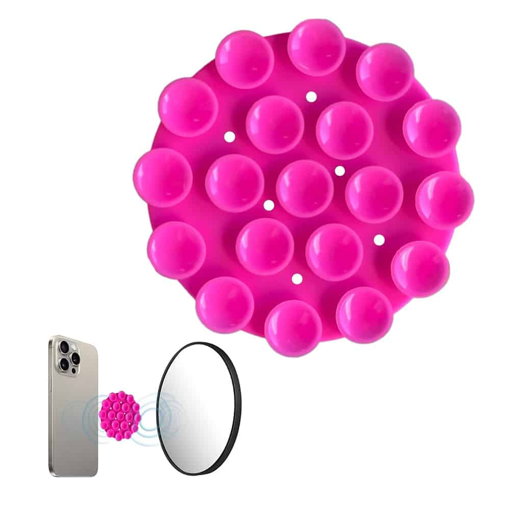 Techsuit - Βεντούζα κινητού για selfies (SP-CUP) - Ροζ - Image 6
