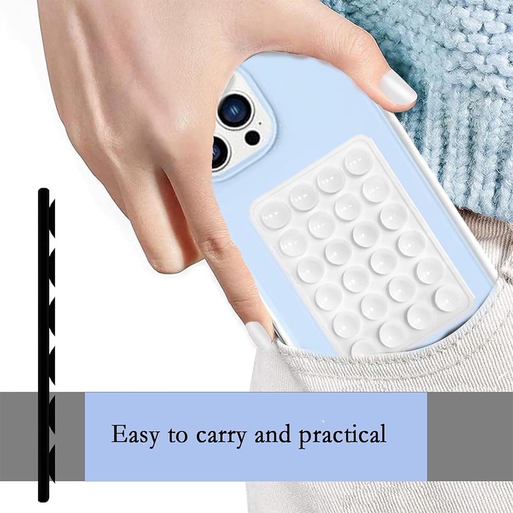 Techsuit - Βεντούζα κινητού για selfies (SE-PAD) - Γαλάζιο - Image 6