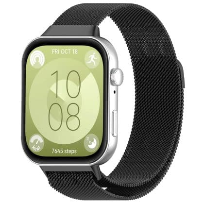 Techsuit Watchband (W009) - λουράκι για Huawei Watch Fit 3 / 4 Pro - Μαύρο