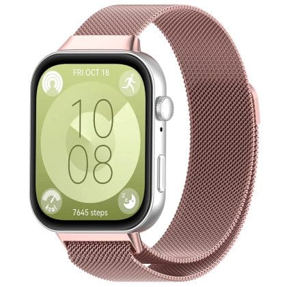 Techsuit Watchband (W009) - λουράκι για Huawei Watch Fit 3 / 4 Pro - Ροζ