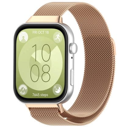 Techsuit - Watchband (W009) - Huawei Watch Fit 3 - Rose Gold