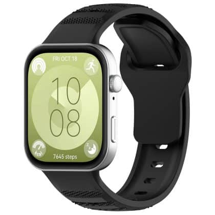 Techsuit Watchband - θήκη για Huawei Watch Fit 3 / 4 Pro - Μαύρο