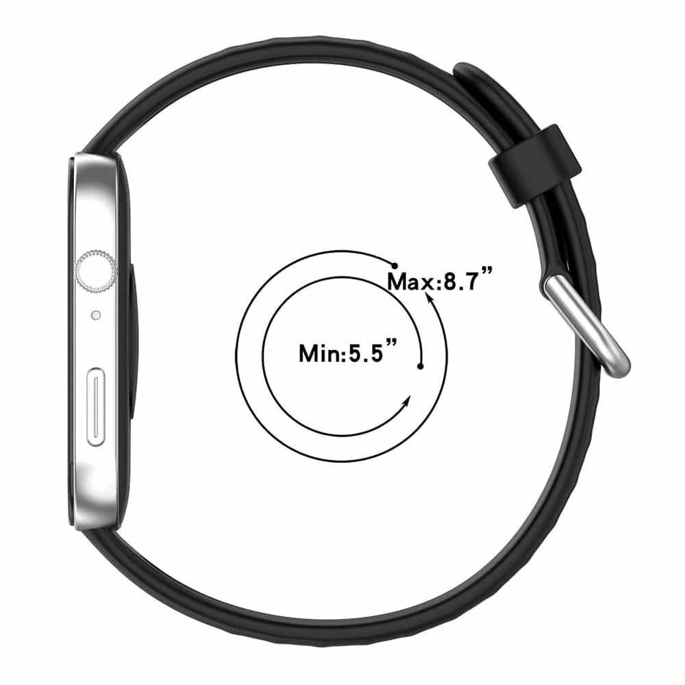 Techsuit Watchband (W061) - θήκη για Huawei Watch Fit 3 / 4 Pro - Μαύρο - Image 5