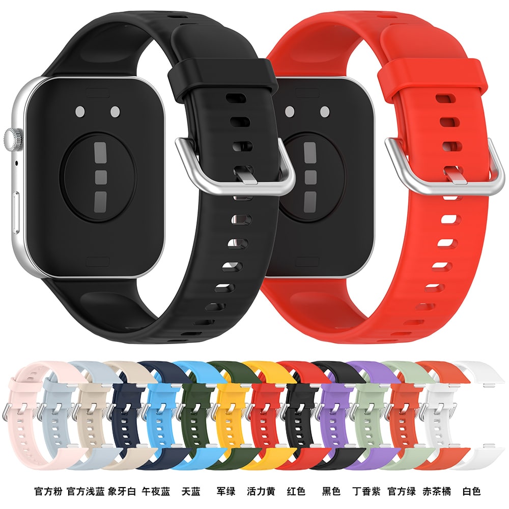 Techsuit Watchband (W061) - θήκη για Huawei Watch Fit 3 / 4 Pro - Μαύρο - Image 4