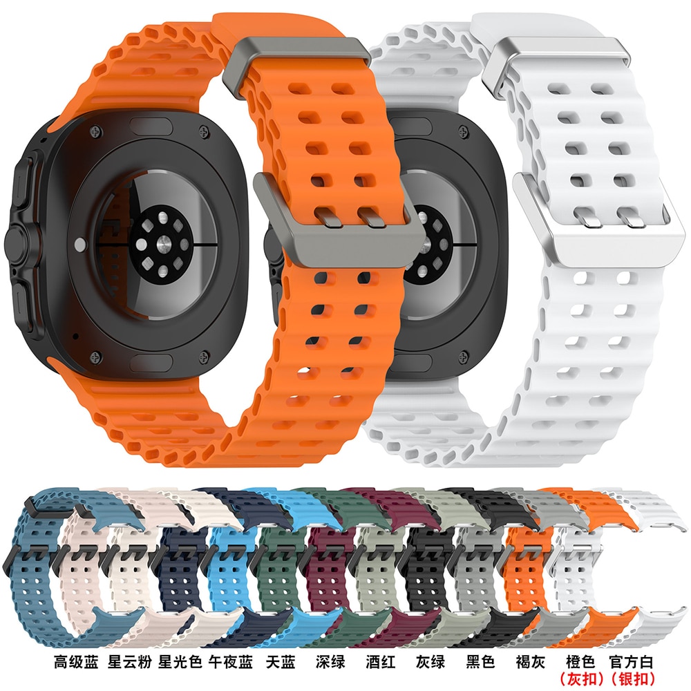 Techsuit - Watchband (W062) - Samsung Galaxy Watch Ultra 47mm - Black - Image 4