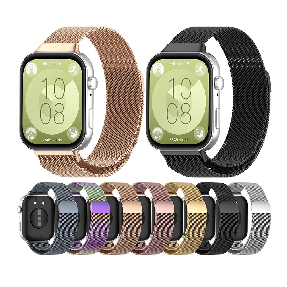Techsuit Watchband (W009) - θήκη για Huawei Watch Fit 3 / 4 Pro - Ροζ - Image 4