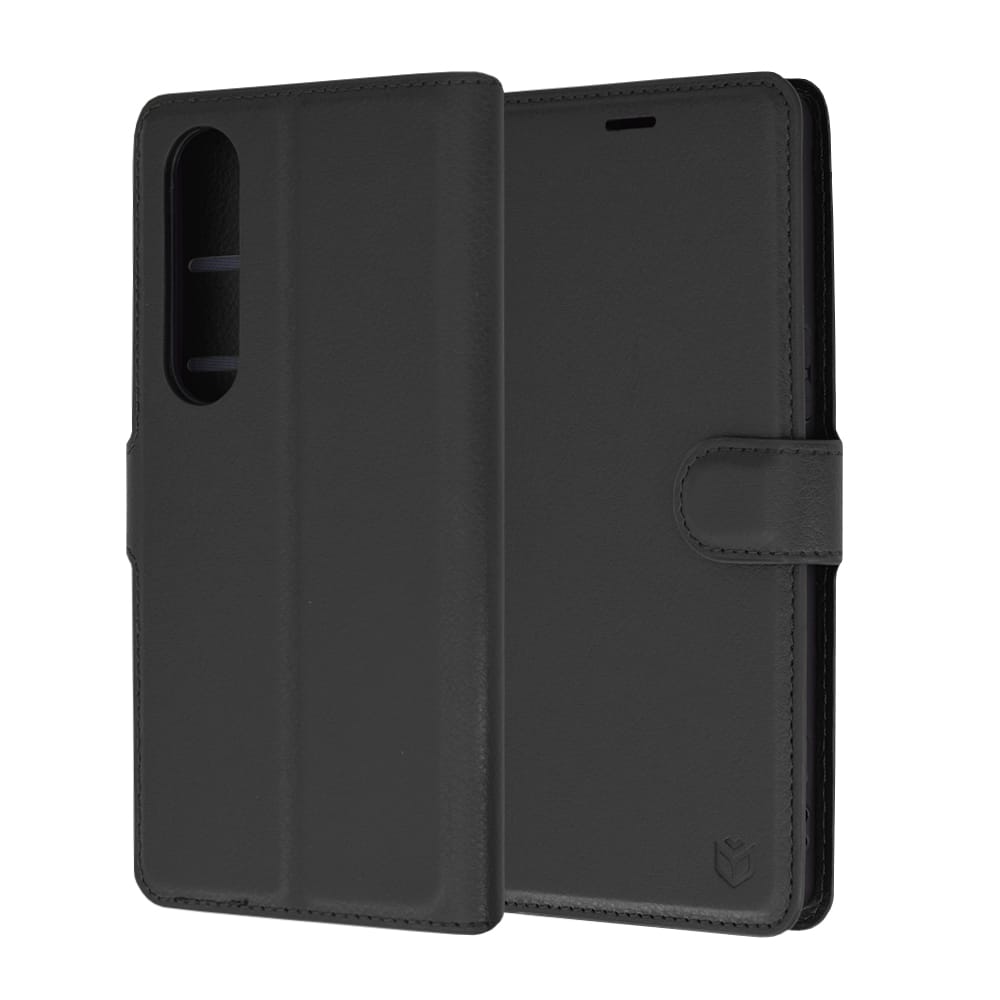 Techsuit Leather Folio - θήκη για Sony Xperia 1 VI - Μαύρο - Image 6