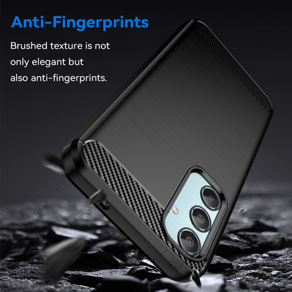 Techsuit Carbon Silicone - θήκη για Samsung Galaxy M35 - Μαύρο - Image 5