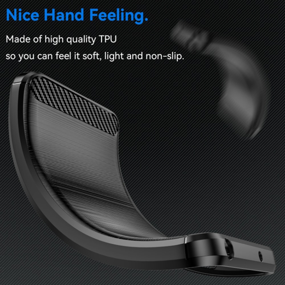 Techsuit Carbon Silicone - θήκη για Samsung Galaxy M35 - Μαύρο - Image 4