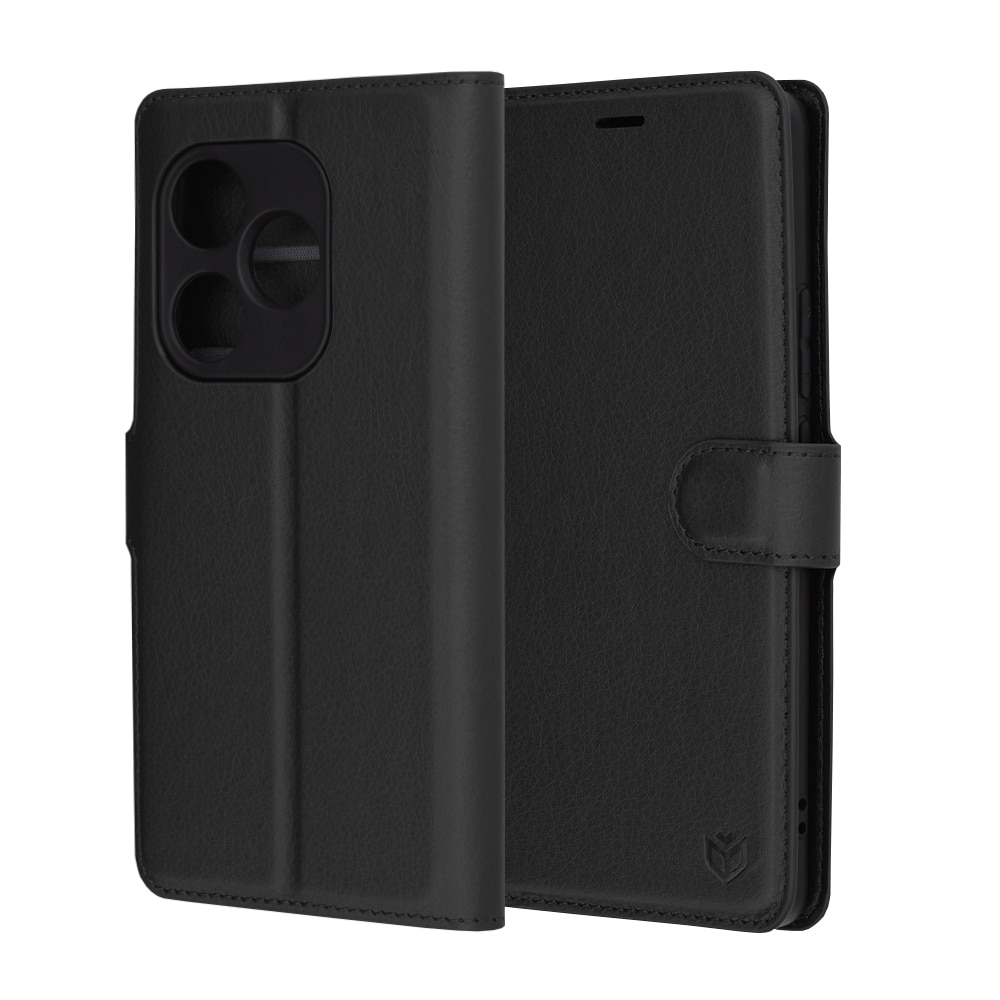 Techsuit Leather Folio - θήκη για Realme GT 5G - Μαύρο - Image 6