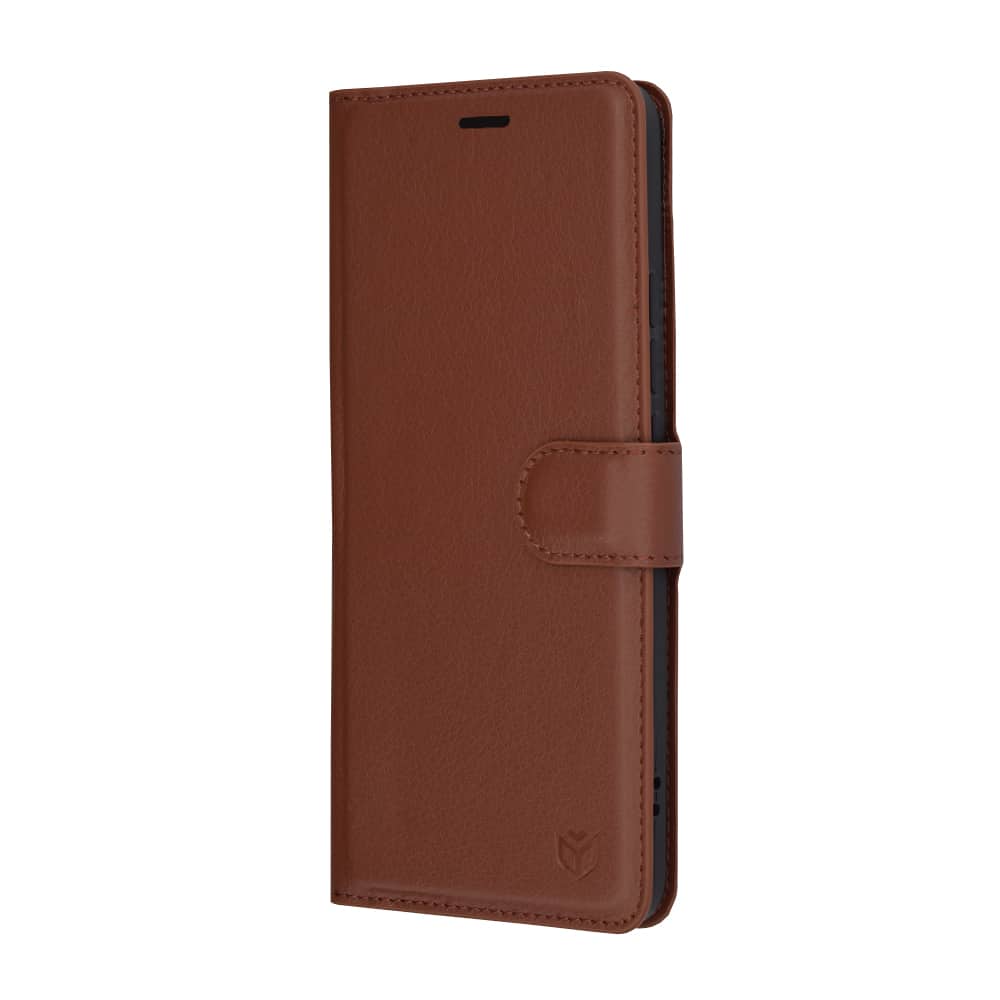 Techsuit Leather Folio - θήκη για Xiaomi Poco F6 Pro - Καφέ - Image 4