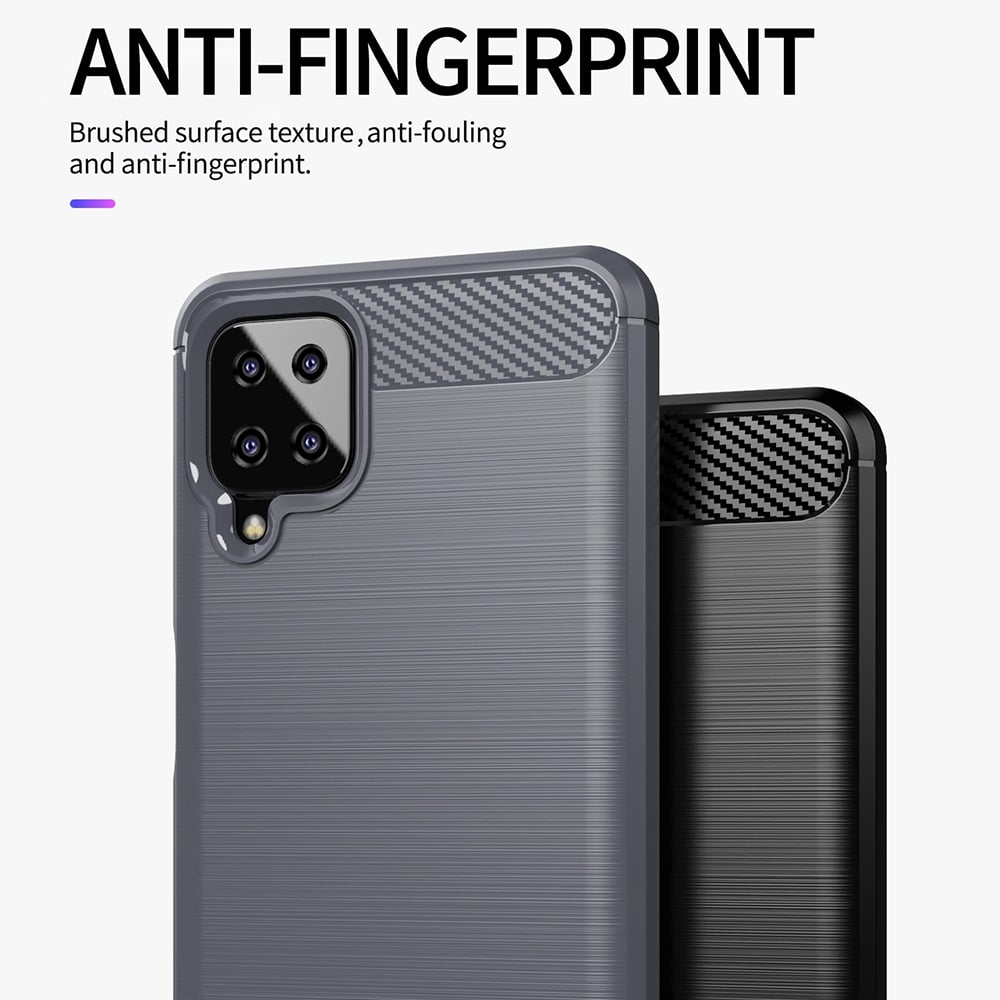 Techsuit Carbon Silicone - θήκη για Samsung Galaxy A12 - Μαύρο - Image 5