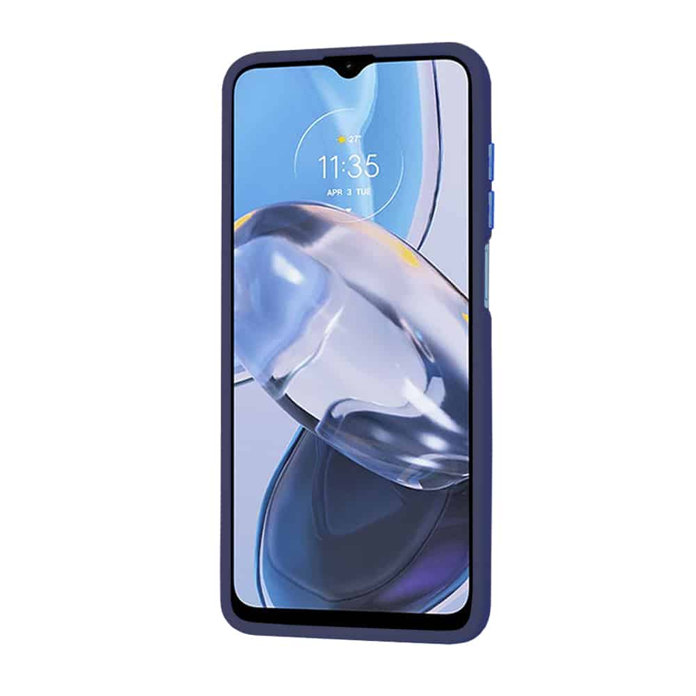 Techsuit HaloFrost Series - θήκη για Motorola Moto E22 - Μπλε - Image 3