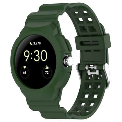 Techsuit Watchband (W065) - θήκη για Google Pixel Watch / 2 3 - Πράσινο