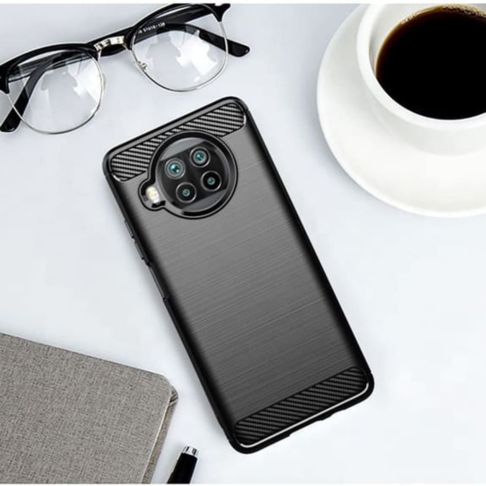 Techsuit Carbon Silicone - θήκη για Xiaomi Mi 10T Lite 5G - Μαύρο - Image 2