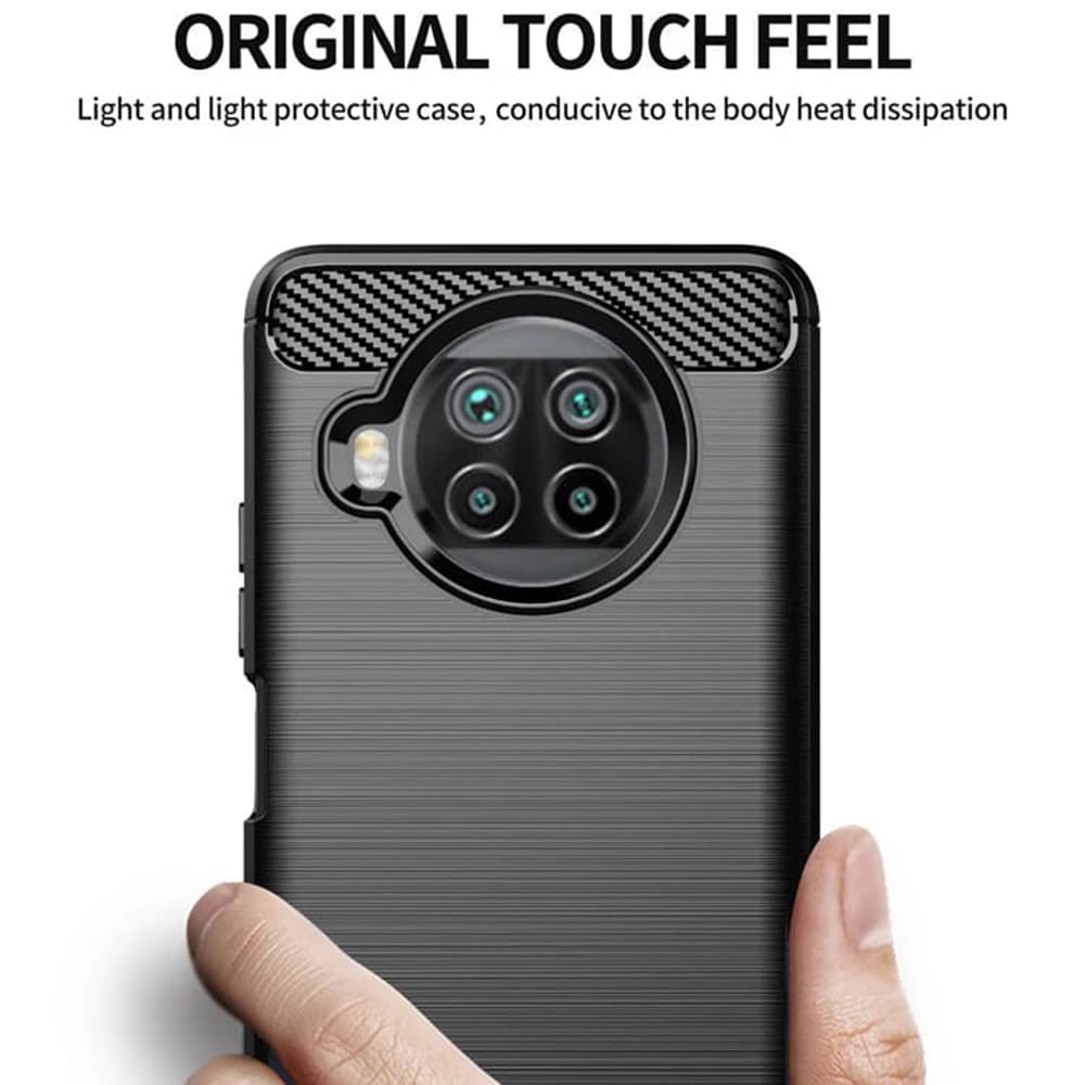 Techsuit Carbon Silicone - θήκη για Xiaomi Mi 10T Lite 5G - Μαύρο - Image 4