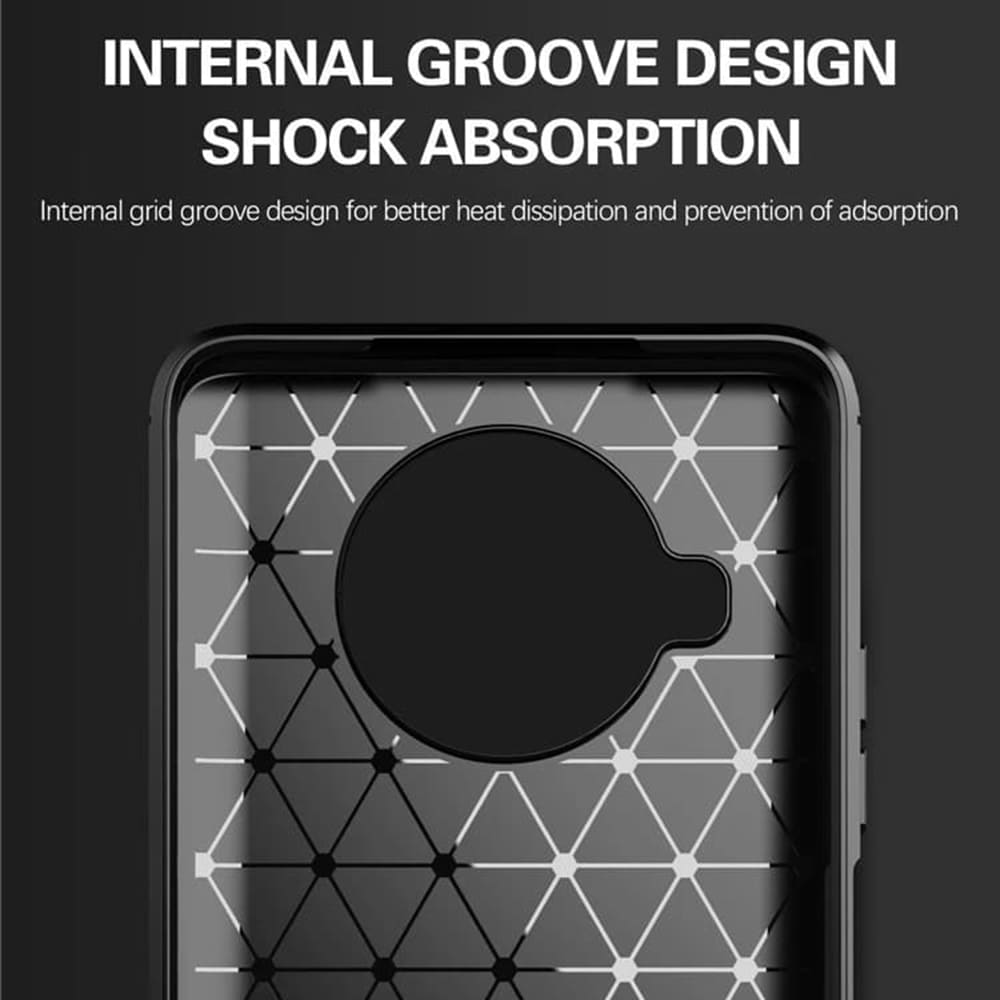 Techsuit Carbon Silicone - θήκη για Xiaomi Mi 10T Lite 5G - Μαύρο - Image 5