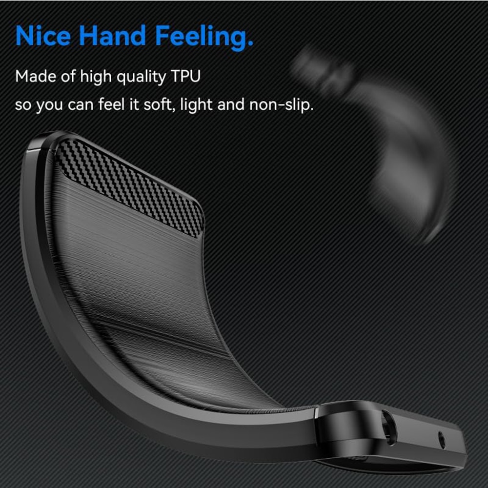 Techsuit Carbon Silicone - θήκη για Oppo Reno12 F 4G - Μαύρο - Image 4