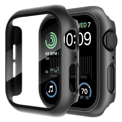 Techsuit - Defense360 Pro - Apple Watch 4 / 5 / 6 / SE (40mm) - Black