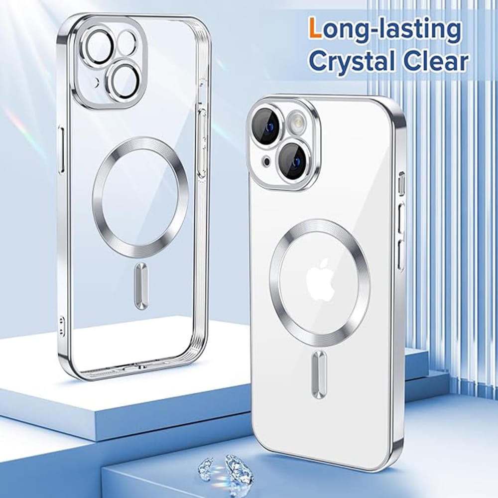 Techsuit Luxury Crystal MagSafe - θήκη για Apple iPhone 16 - Μαύρο - Image 2