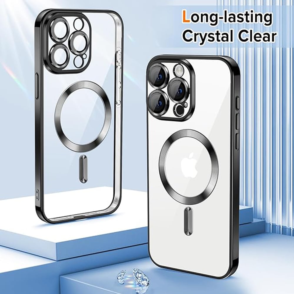 Techsuit Luxury Crystal - θήκη για Apple iPhone 16 Pro Max - Διάφανο - Image 2
