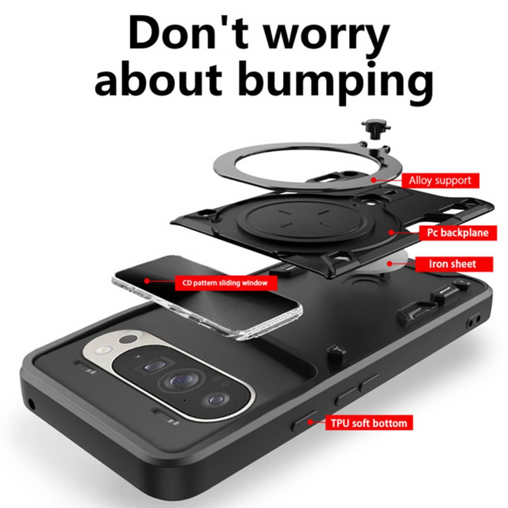 Techsuit CamGuard Pro - θήκη για Google Pixel 9 / Pro - Κόκκινο - Image 2