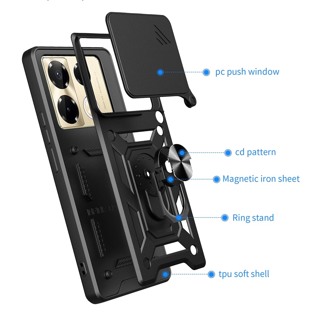 Techsuit CamShield Series - θήκη για Infinix Note 40 Pro+ - Ροζ - Image 2