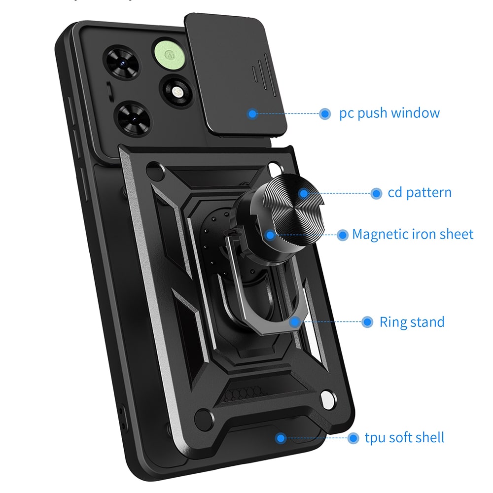 Techsuit CamShield Series - θήκη για Tecno Spark Go 2024 / 20 20C - Μαύρο - Image 3