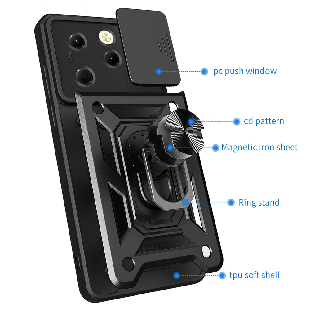 Techsuit CamShield Series - θήκη για Infinix Hot 40 / Pro - Ροζ - Image 3