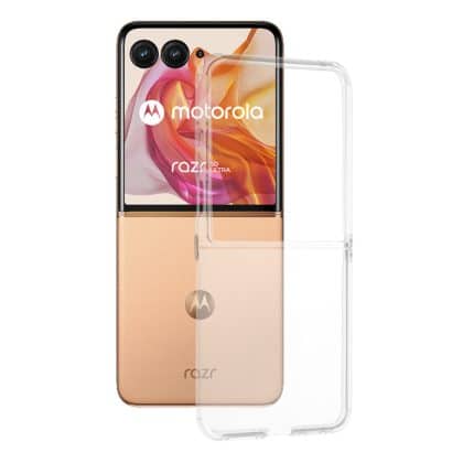 Techsuit Clear Silicone - θήκη για Motorola Razr 50 Ultra - Διάφανο