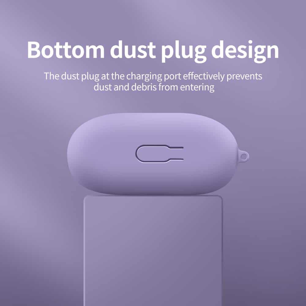 Techsuit - Θήκη Σιλικόνης - για Huawei FreeClip, Λείο Υπερλεπτό Υλικό - Μαύρο - Image 4