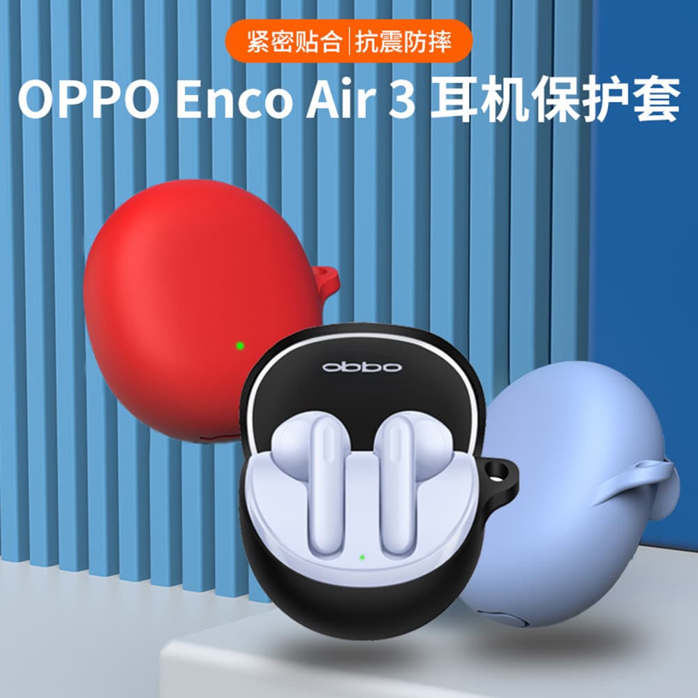 Techsuit - Θήκη Σιλικόνης - για Oppo Enco Air3, Λείο Υπερλεπτό Υλικό - Μαύρο - Image 4